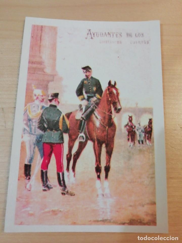 Postkarten: Postal Ayudantes de los diferentes cuerpos Facs&iacute;mil Editorial Antalbe