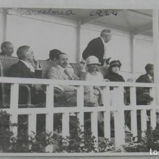 Postales: FOTO POSTAL DE LOS REYES D. ALFONSO XIII Y VICTORIA EUGENIA EN EL POLO, BARCELONA 1924, FOTO MATEO,. Lote 334928938