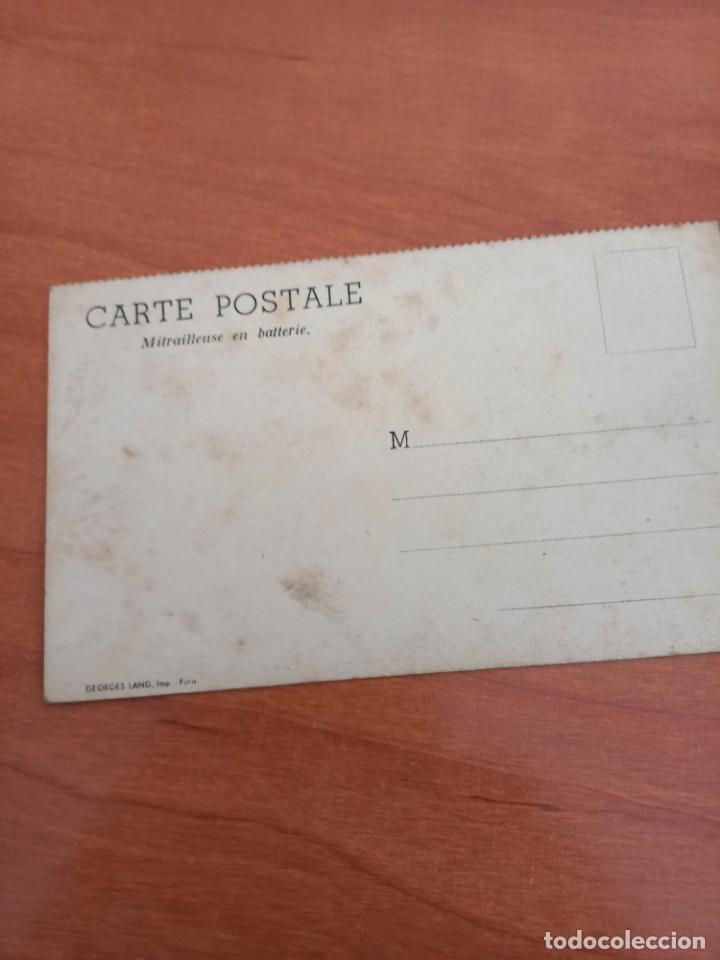 Postales: POSTAL MITRAILLENSE EN BATTERIE - Foto 2