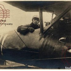 Postales: RPPC OBERLEUTNANT UBET WITH 60 AIR CONQUESTS. Lote 363154085