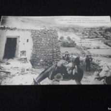 Postales: A POSTAL EXPRES CAMPAÑA DEL RIF 1921 OCUPACION DE SAGANGAN CASAS DO LOS CHORFAS Y HUERTAS