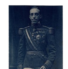 Postales: S.M. ALFONSO XIII. REY DE ESPAÑA. MONARQUÍA, CON EL UNIFORME DE CAPITÁN GENERAL.. Lote 377400979