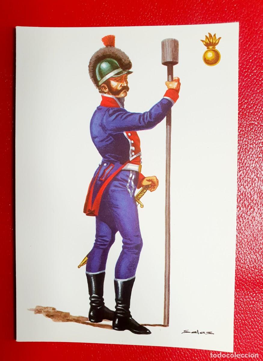 Postales: FUSILERO DEL RGTO. TOLEDO DE INFANTERIA DE LINEA ESPA&Ntilde;A 1800