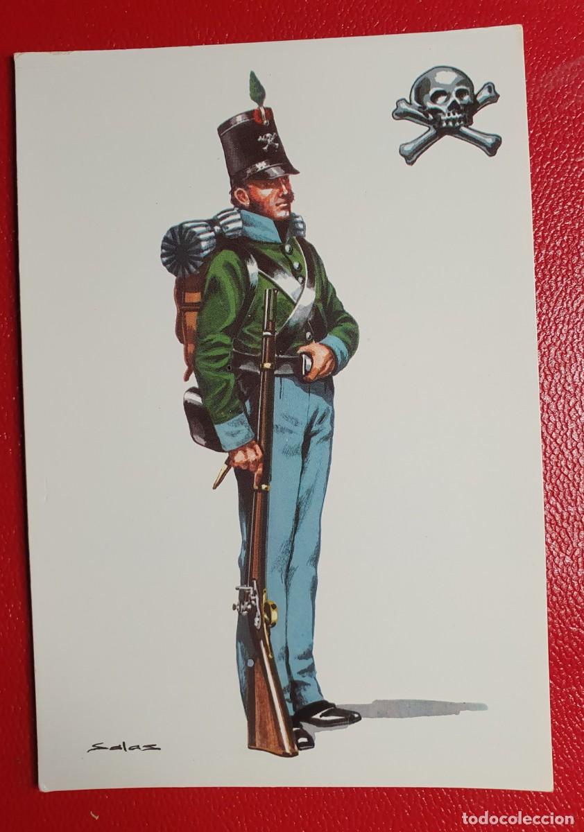 Postales: SOLDADO DEL RGTO. DE LA MUERTE ESPA&Ntilde;A 1808