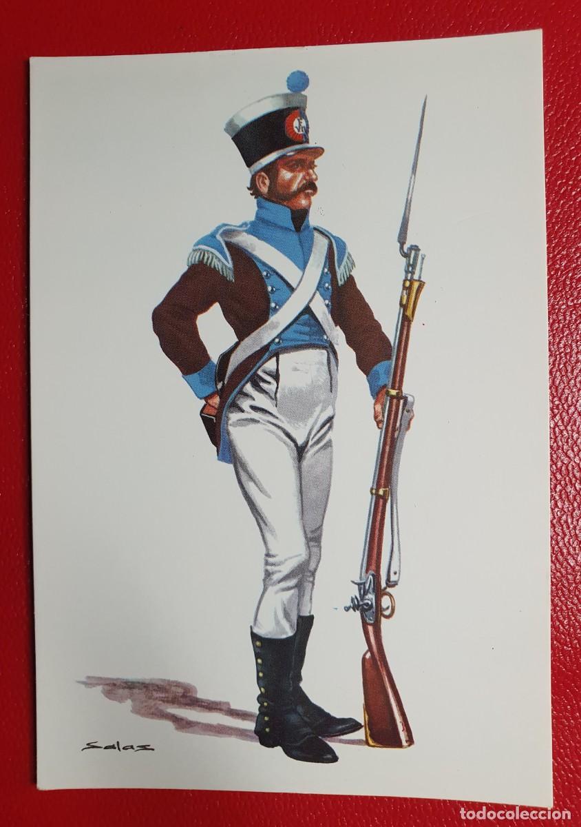 Postales: FUSILERO DEL RGTO. DE MEDINASIDONIA ESPA&Ntilde;A 1813