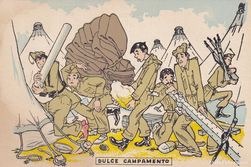 Postales: Dulce campamento - Postal sin circular - Foto 1