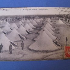 Postales: POSTAL DE CAMP DE MAILLY. VUE GENERAL. CIRCULADA A SAN FERNANDO, CADIZ 1909.