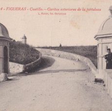 Postales: FIGUERAS, GIRONA, CASTILLO GARITAS EXTERIORES DE LA FORTALEZA. ED. FOTO ROISIN Nº 4. SIN CIRCULAR