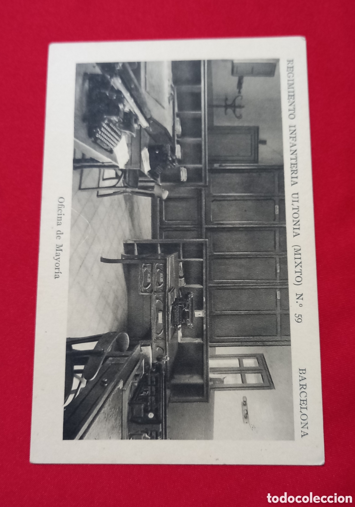 Postais: ANTIGUA POSTAL REGIMIENTO DE INFANTERIA ULTONIA N59 OFICINA DE MAYORIA