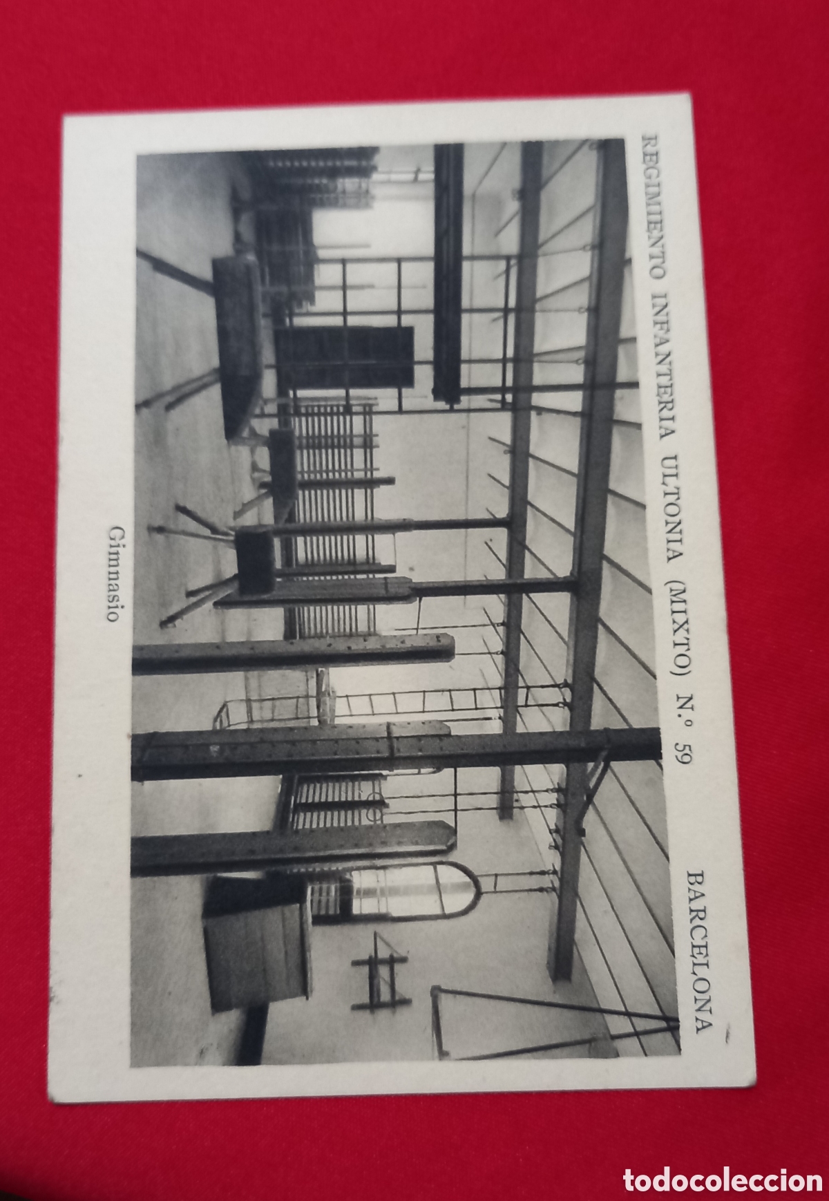 Postais: ANTIGUA POSTAL REGIMIENTO DE INFANTERIA ULTONIA N59 GIMNASIO