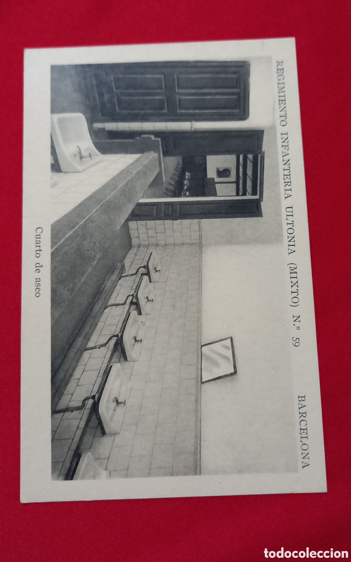 Postais: ANTIGUA POSTAL REGIMIENTO DE INFANTERIA ULTONIA N59 CUARTO DE ASEO