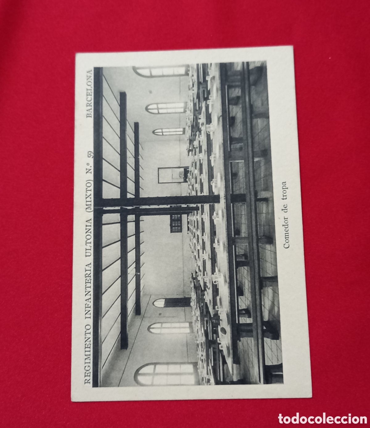 Postkarten: ANTIGUA POSTAL REGIMIENTO DE INFANTERIA ULTONIA N59 COMEDOR DE TROPA