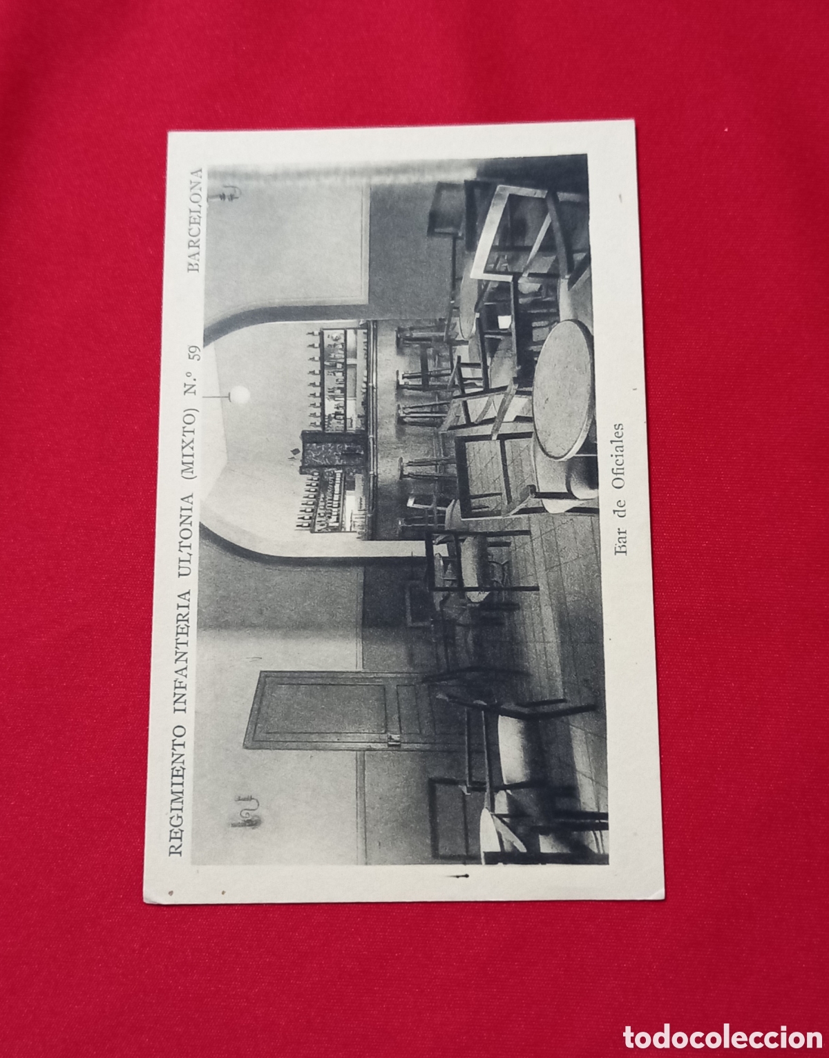 Postkarten: ANTIGUA POSTAL REGIMIENTO DE INFANTERIA ULTONIA N59 BAR DE OFICIALES