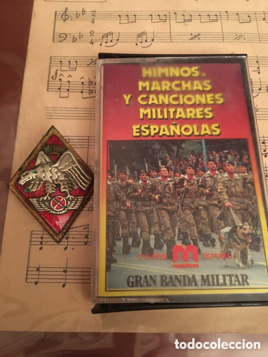 Postales: Partitura.La canci&oacute;n del legionario.M&uacute;sica de M.Romero.