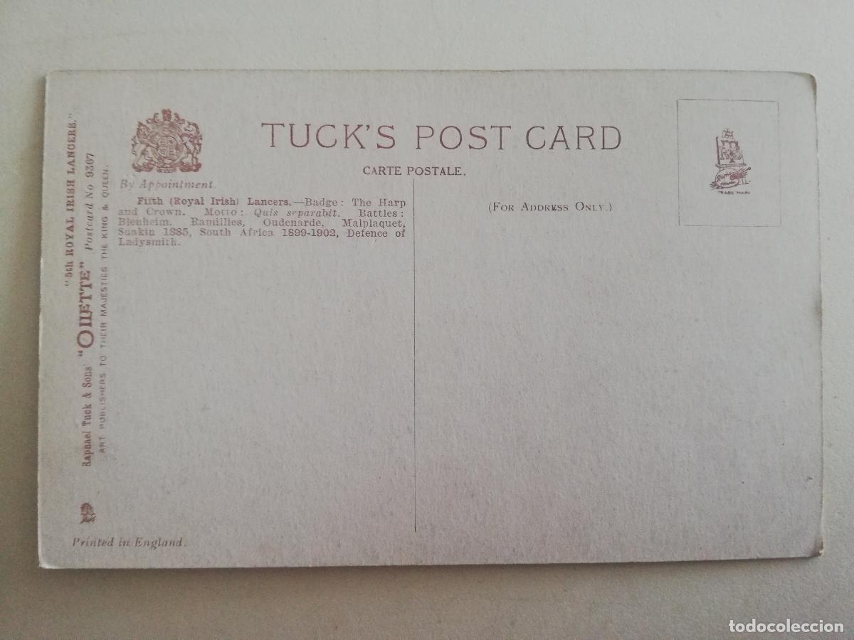 Postales: POSTAL MILITAR INGLESA - Foto 2