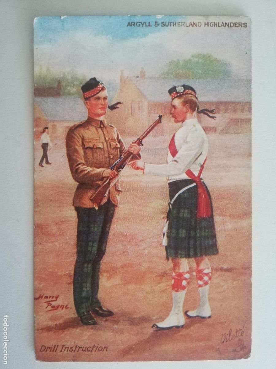 Postais: POSTAL MILITAR, MONTA&Ntilde;ES DE SUTHERLAND