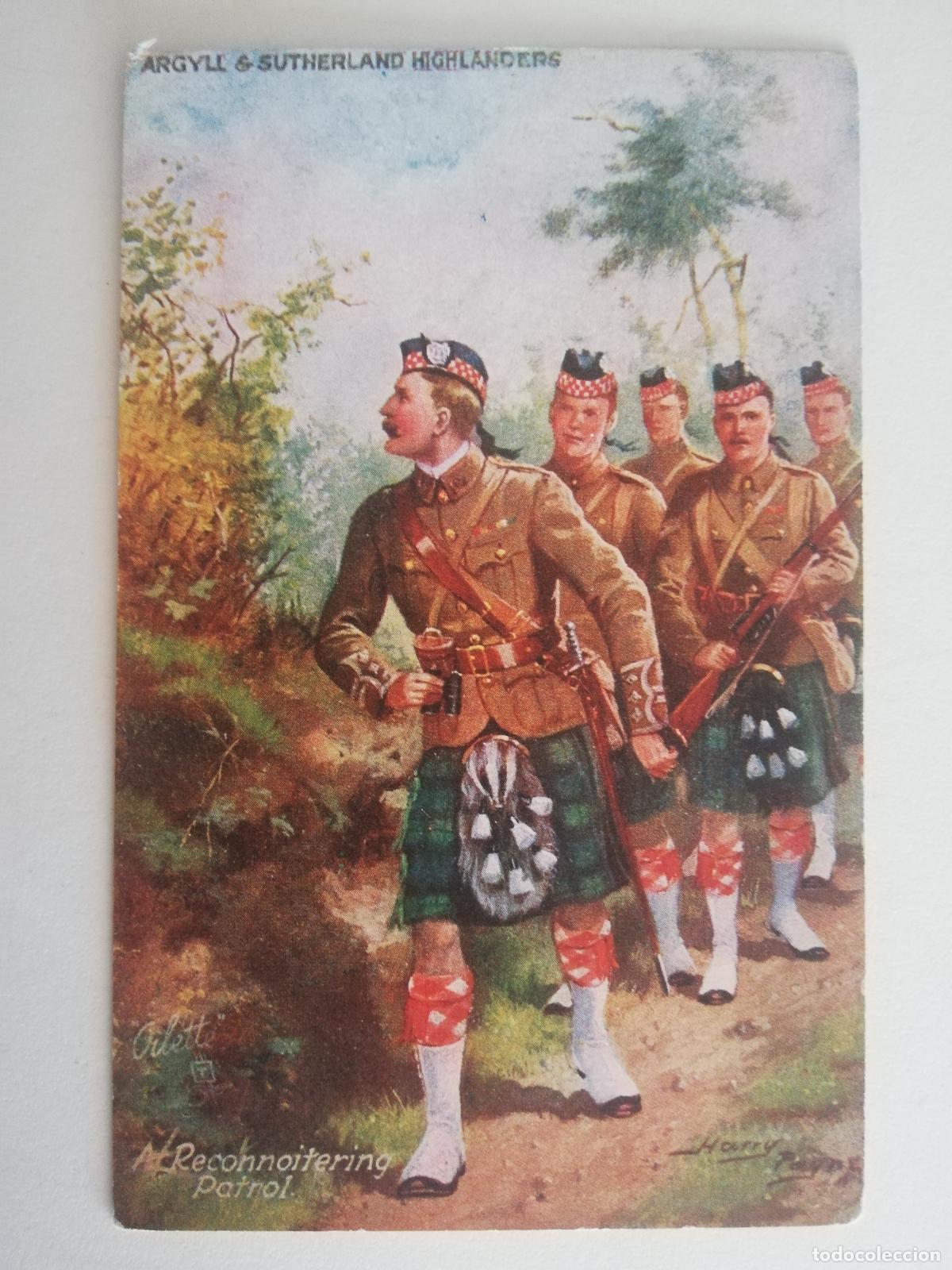 Postkarten: POSTAL MILITAR, MONTA&Ntilde;ESES DE SUTHERLAND