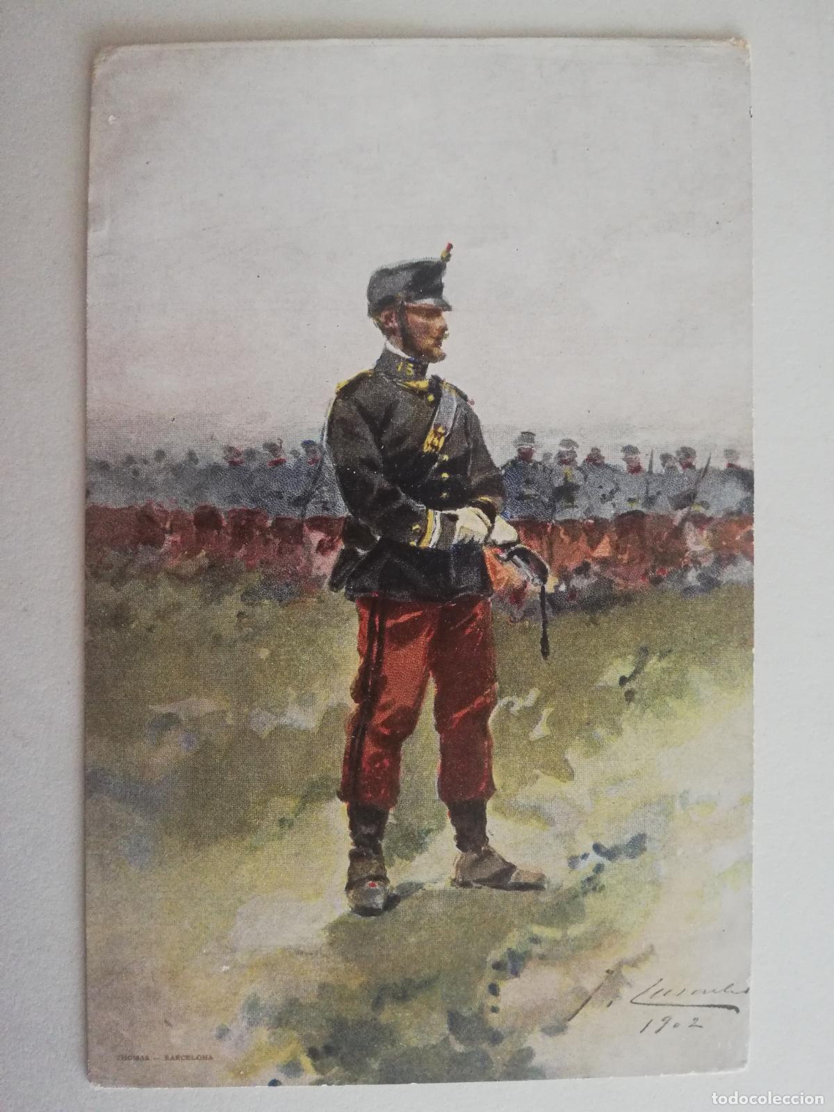 Postkarten: TARJETA POSTAL MILITAR 1902, BUEN ESTADO