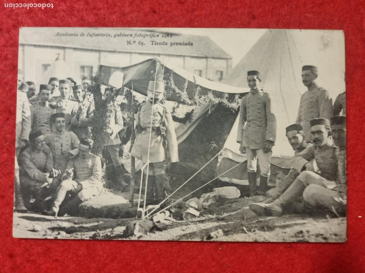 Postales: POSTAL ANTIGUA MILITARES GABINETE FOTOGRAFICO 1912 TIENDA PREMIADA ORIGINAL P1742