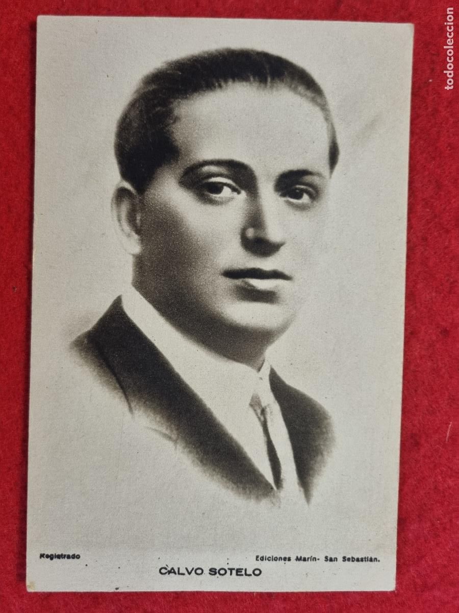 Postkarten: POSTAL ANTIGUA CALVO SOTELO ORIGINAL P1829