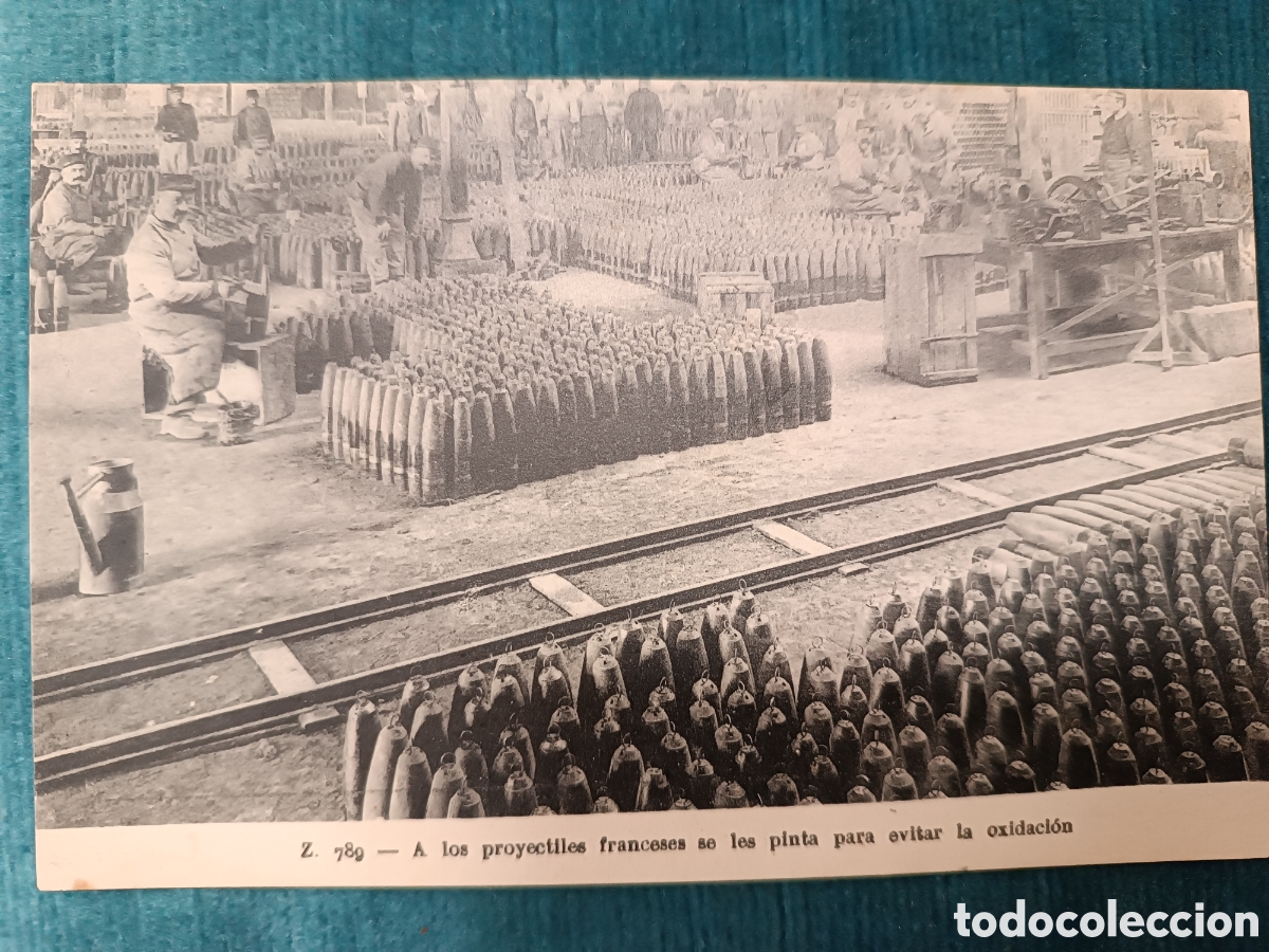 Postales: Z. 789 Proyectiles franceses. - Foto 1