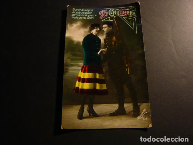 Postales: SOLDADO Y CANTINERA POSTAL - Foto 1
