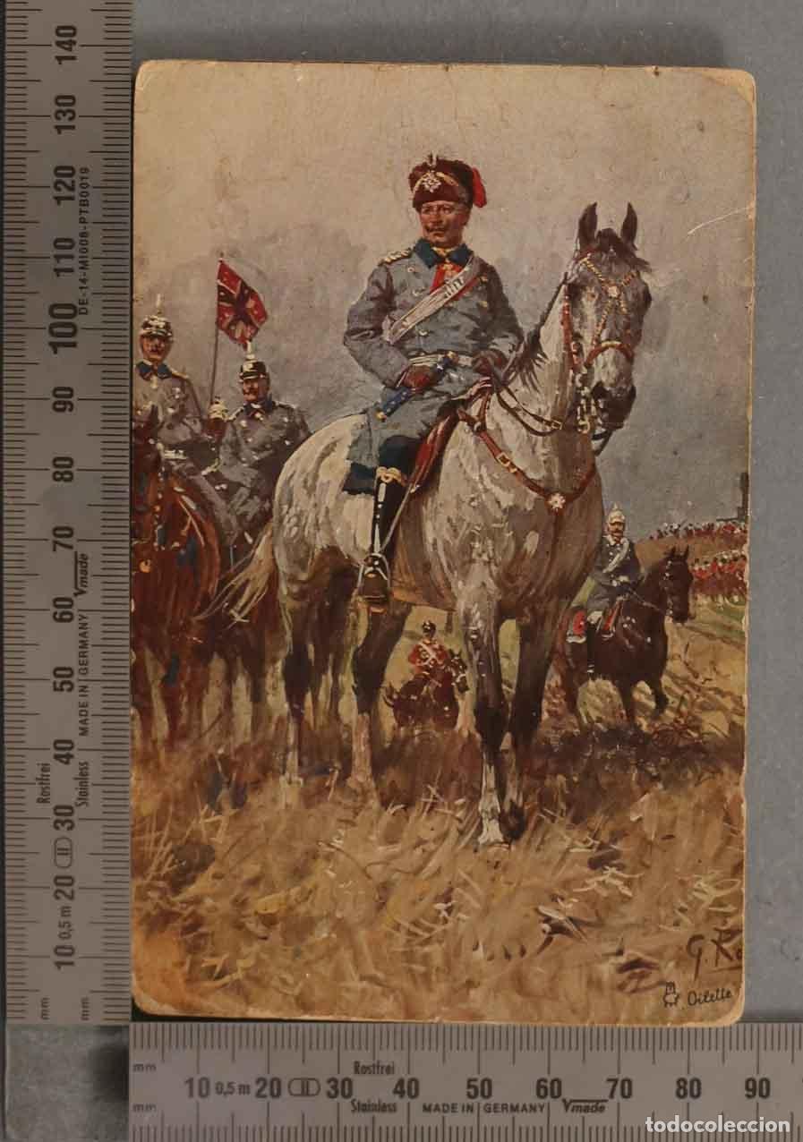 Postales: POSTAL. DER KAISER IM MANOVERFALDE - Foto 1