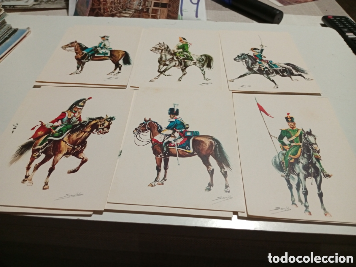 Postales: Postal ejercito espa&ntilde;ol de caballer&iacute;a - Foto 2