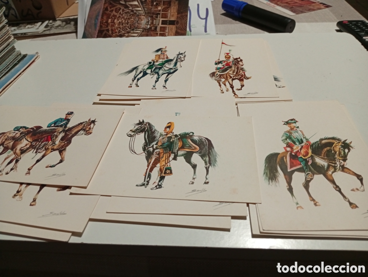Postales: Postal ejercito espa&ntilde;ol de caballer&iacute;a - Foto 3