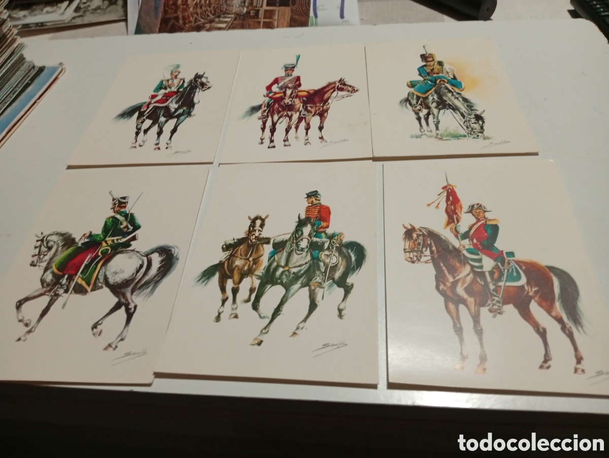 Postales: Postal ejercito espa&ntilde;ol de caballer&iacute;a - Foto 1
