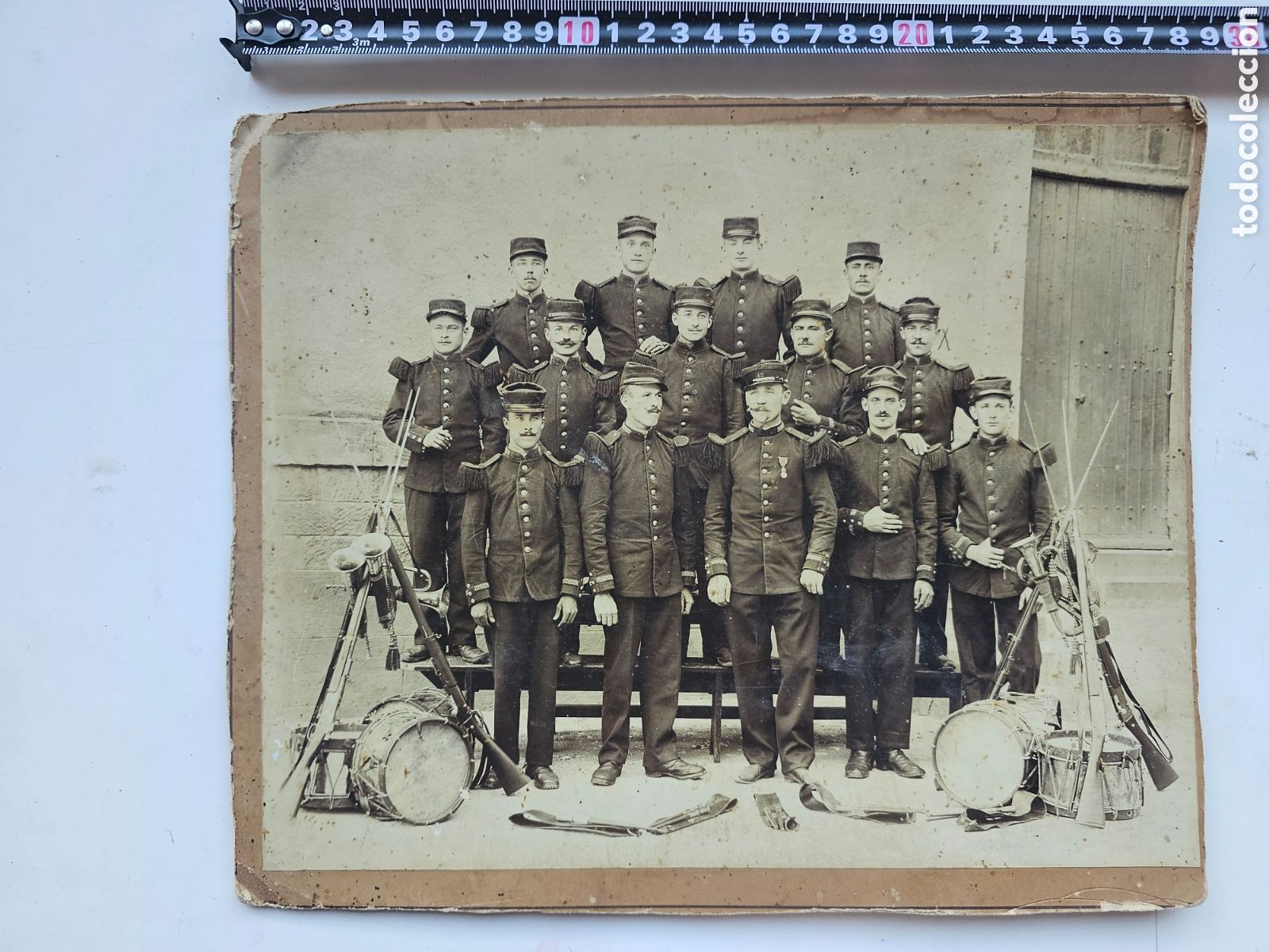 Postais: Fant&aacute;stica fotograf&iacute;a grande de Banda de M&uacute;sica Militar, 1890s 1910s