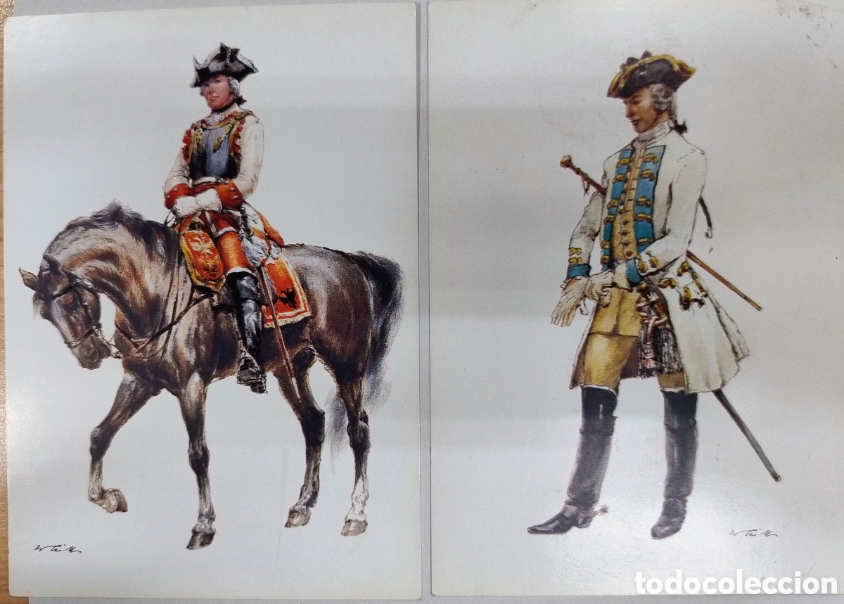 Postales: 2 postales uniformes IMPERIO AUSTRIA SIN CIRCULAR - Foto 1