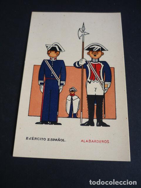 Postcards: ALABARDEROS EJERCITO ESPA&Ntilde;OL POSTAL ILUSTRADA A&Ntilde;OS 20 ED. PUBLICACIONES CIAGRA