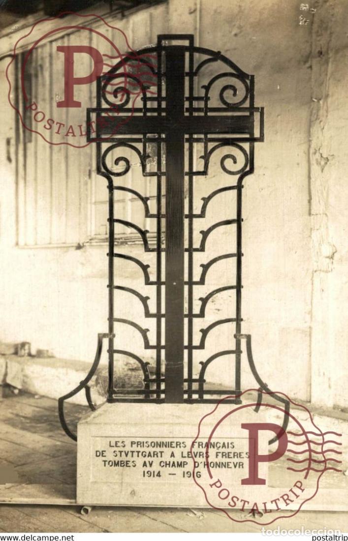 Postales: 1916 ALFRED HIRRLINGER CARTE PHOTO Gepr&uuml;ft Kriegs Gefangenenlager STUTTGART Camp Prisonniers de Gue