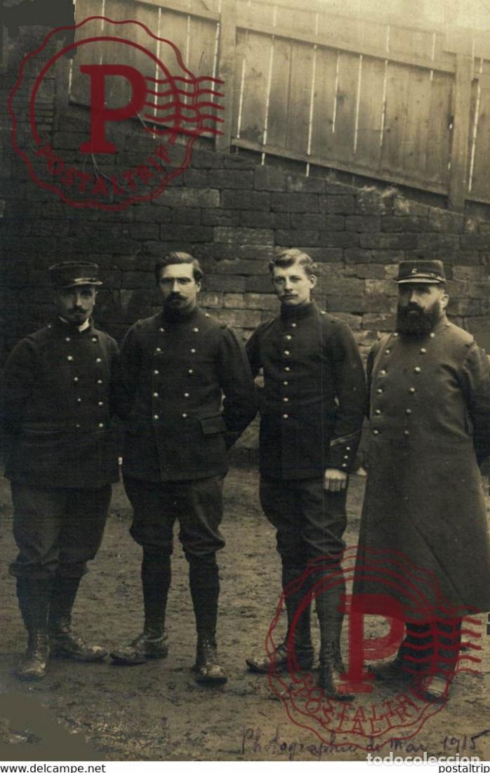 Postales: CARTE PHOTO 1915 F.A. GEPR&Uuml;FT Camp Prisonniers de Guerre Kriegs Gefangenenlager STUTTGART II MARCEL