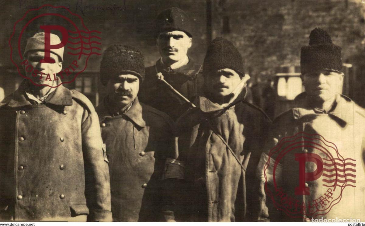 Postales: CARTE PHOTO 1917 PRISONNIERS ROUMAINS Camp Prisonniers de Guerre Kriegs Gefangenenlager STUTTGART