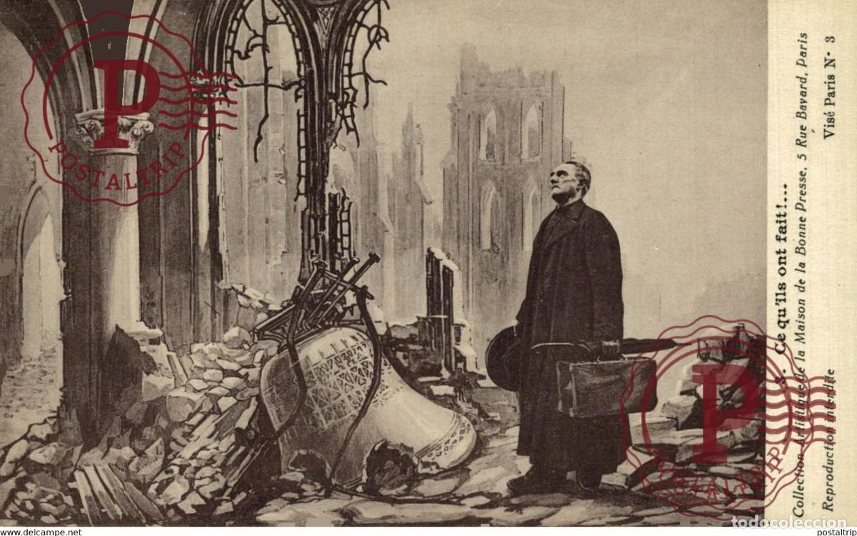 Postkarten: CE QUILS ONT FAIT... COLLECTION ARTISTIQUE DE LA MAISON DE LA BONNE PRESSE VIS&Eacute; PARIS N&ordm;3 RUINES