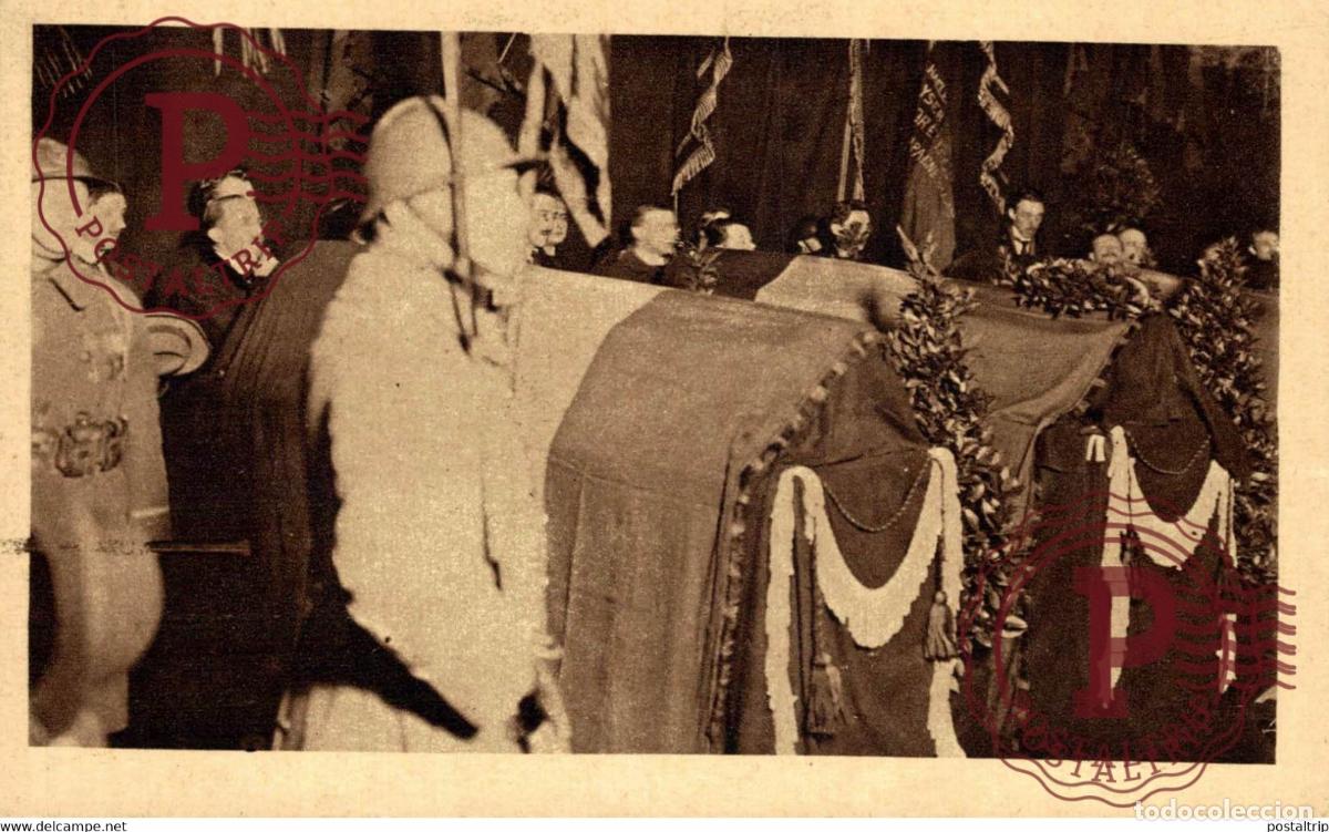 Postales: LE SOLDAT INCONNU C&Eacute;R&Eacute;MONIE DU 11 NOVEMBRE 1922 A LA GARE DE BRUIGES MILITARY MILITAIRE GUERRE WAR