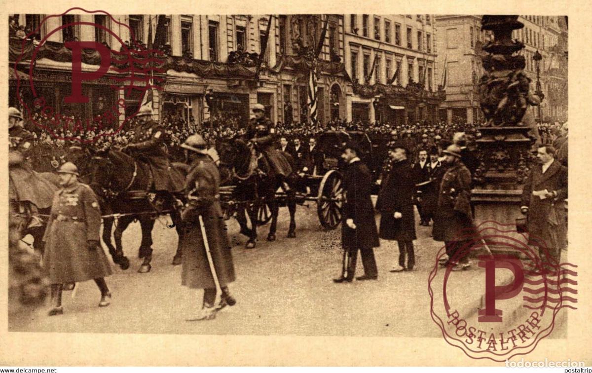 Postales: LE SOLDAT INCONNU C&Eacute;R&Eacute;MONIE DU 11 NOVEMBRE 1922 LARRIV&Eacute;E DU CORT&Egrave;GE &Agrave; LA COLONNE CONGR&Egrave;S MILITARY M