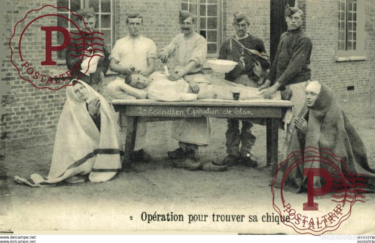 Postales: OPERATION POUR TROUVER SA CHIQUE BOURG LEOPOLD Camp de BEVERLOO KAMP WWICOLLECTION