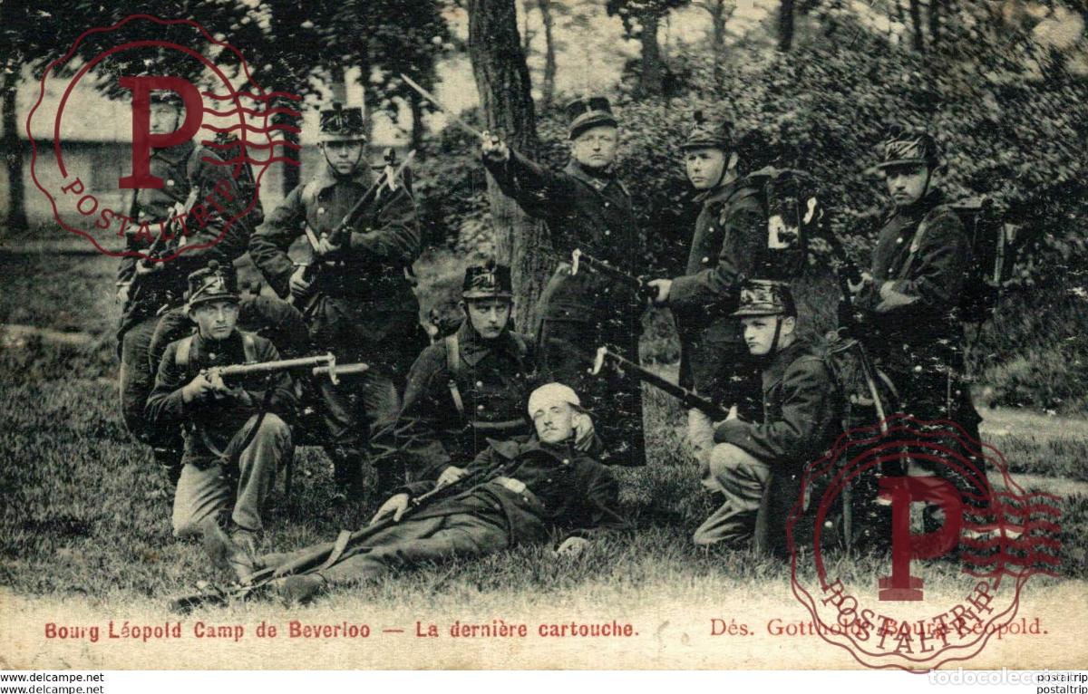 Postales: La derni&egrave;re cartouche BOURG LEOPOLD Camp de BEVERLOO KAMP Leopoldsburg WWICOLLECTION