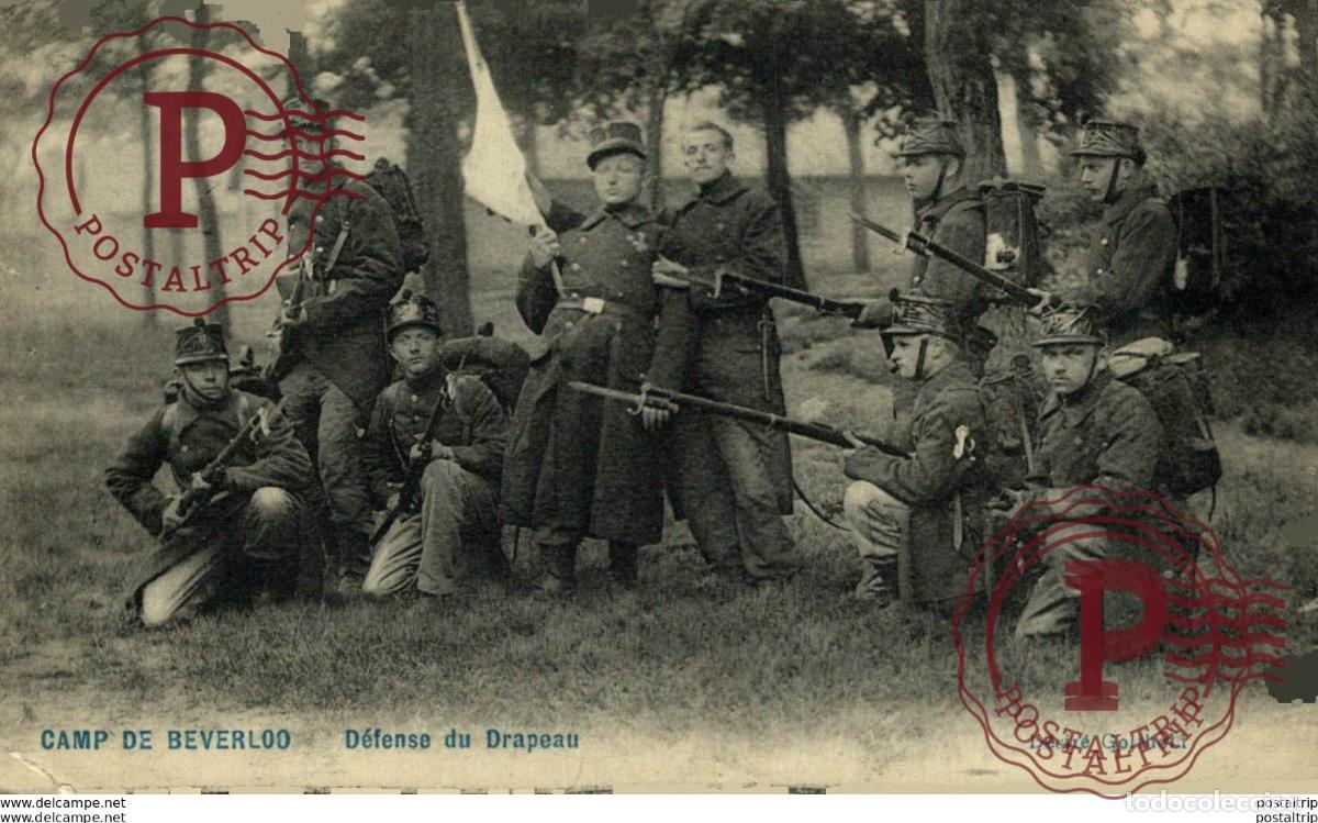 Postales: D&eacute;fense du drapeau BOURG LEOPOLD Camp de BEVERLOO KAMP Leopoldsburg WWICOLLECTION