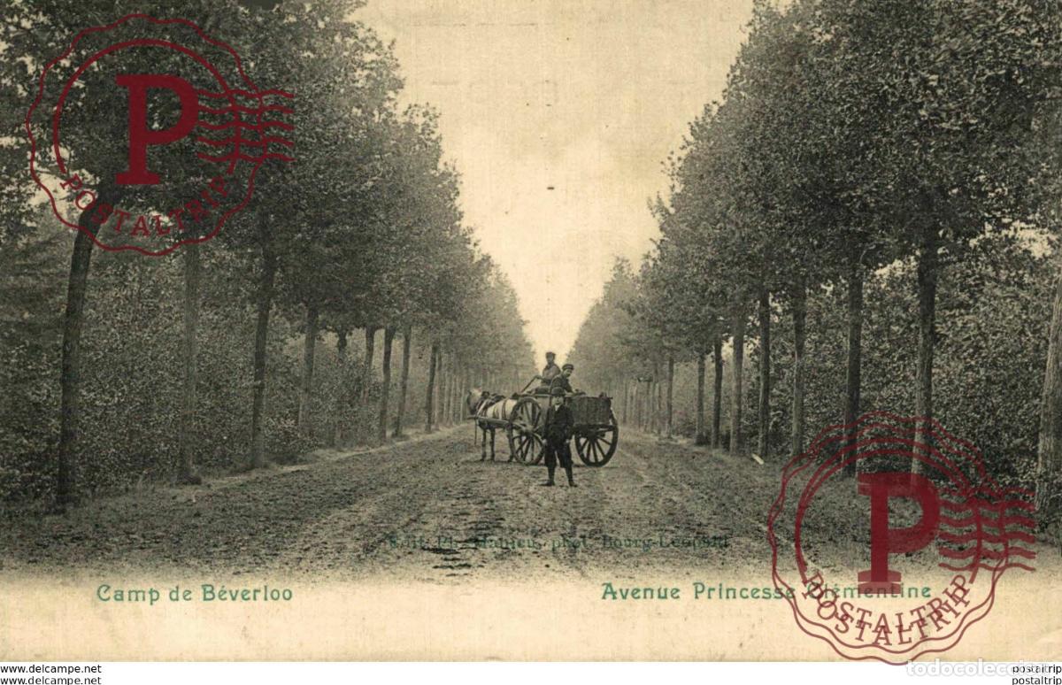 Postales: Avenue de la princesse Cl&eacute;mentine BOURG LEOPOLD Camp de BEVERLOO KAMP Leopoldsburg WWICOLLECTION