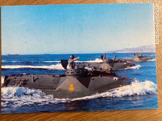 Postales: POSTAL DESEMBARCO DE LA INFANTERIA DE MARINA. Postal sin circular