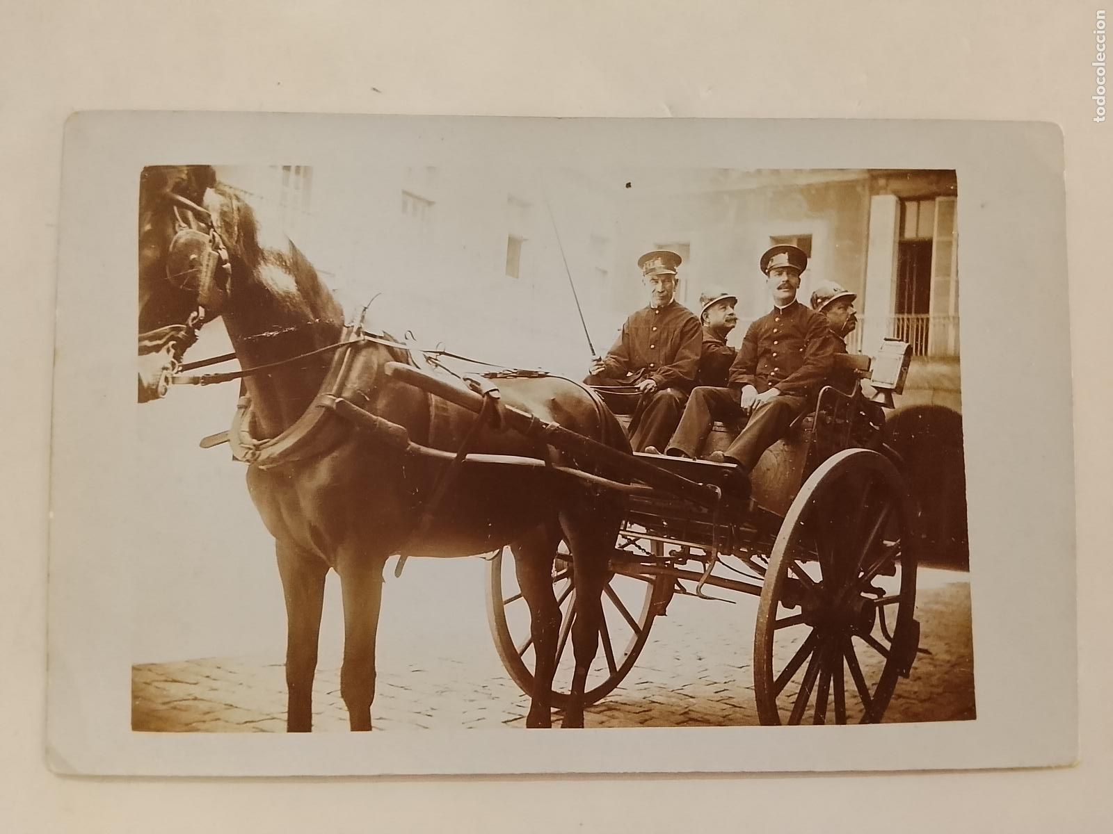 Postales: CARRUAJE MILITAR O DE POLICIAS - FOTOGRAFICA - POSTAL ANTIGUA -(115.732)