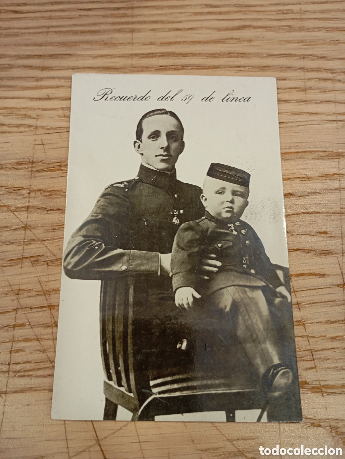 Postales: REY ALFONSO XIII - RECUERDO DEL 59 DE L&Iacute;NEA