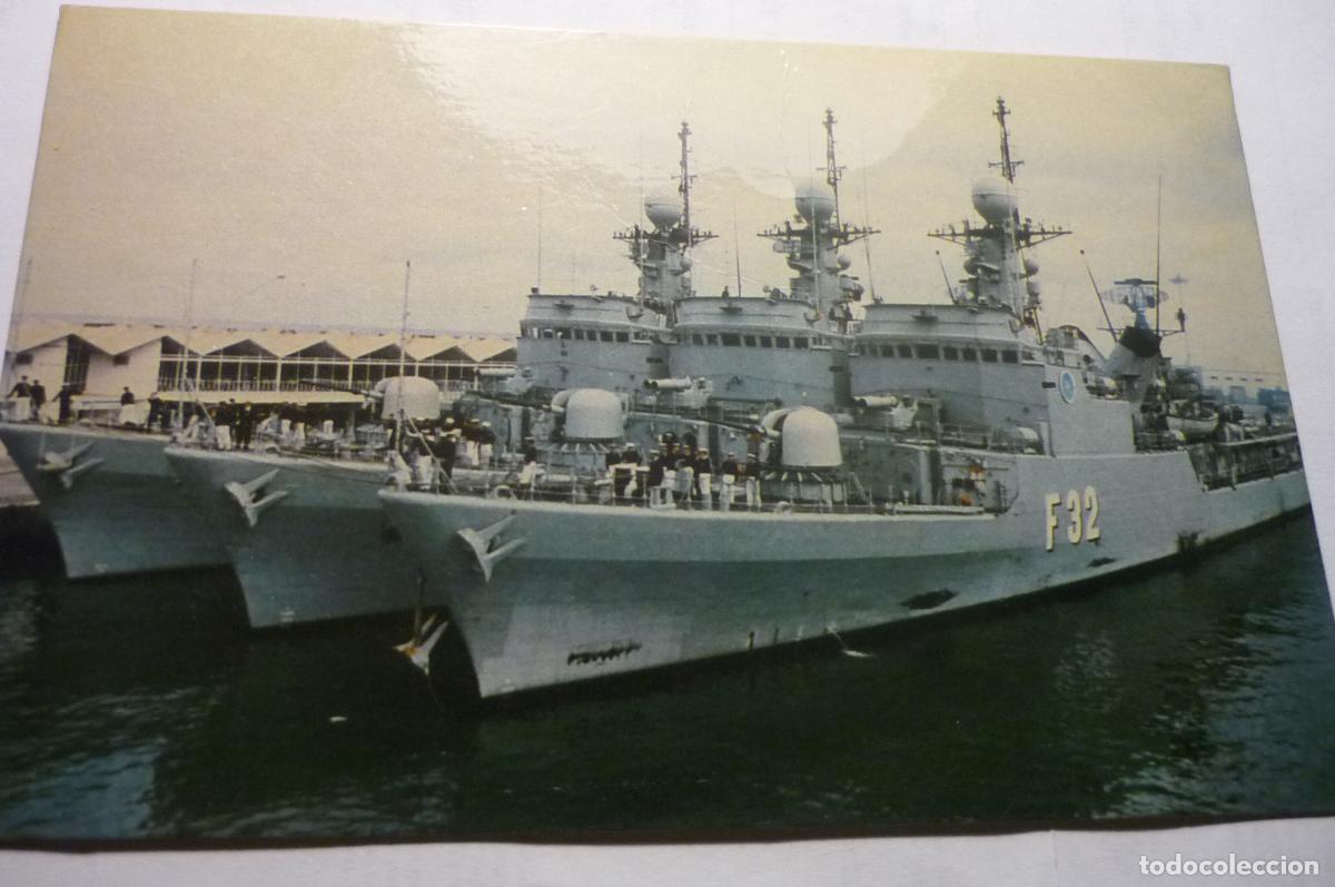 Postales: postal militar armada espa&ntilde;ola corbetas