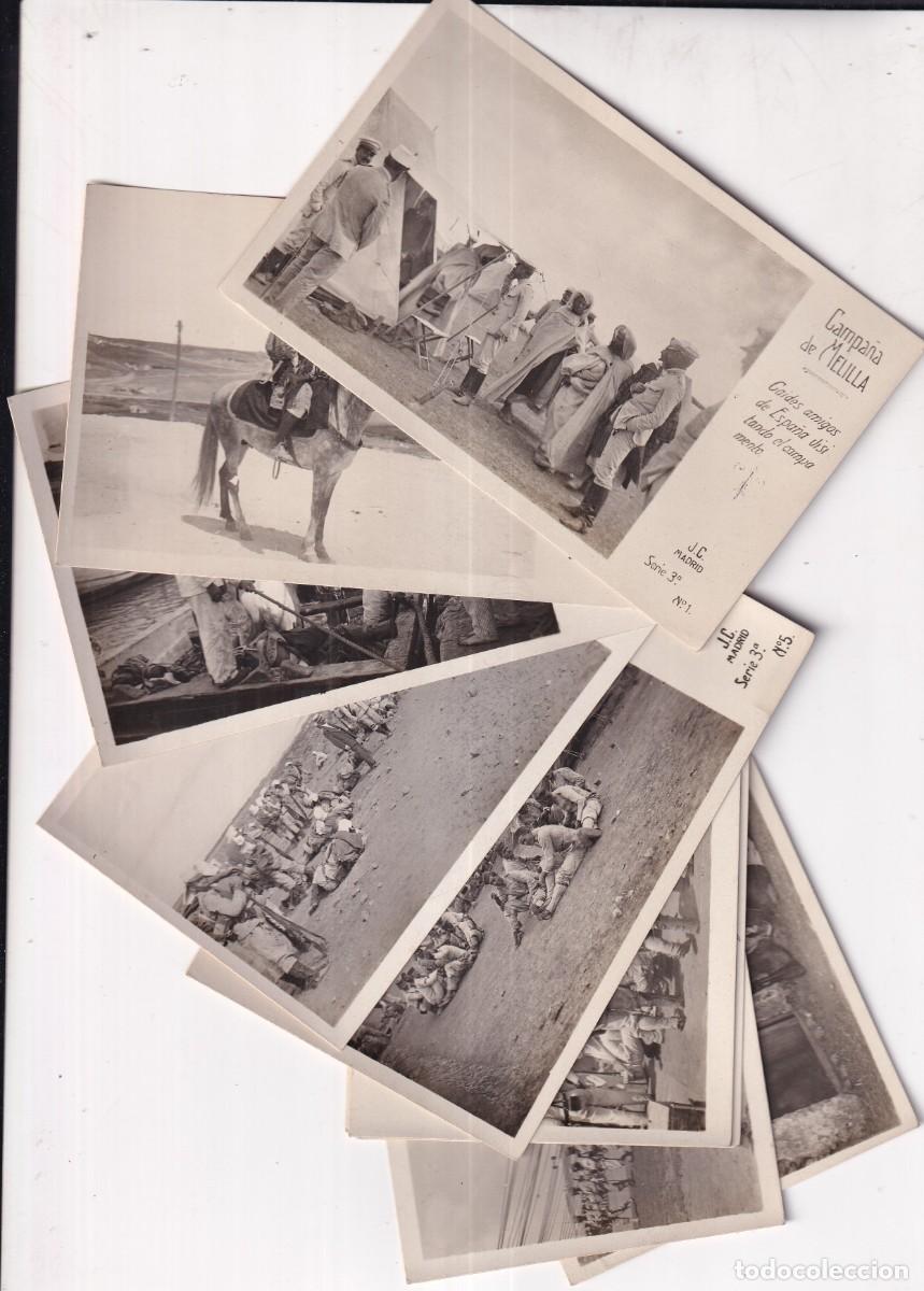 Postales: CAMPA&Ntilde;A DE MELILLA. SERIE COMPLETA 3&ordm; 10 POSTALES FOTOGR&Aacute;FICA