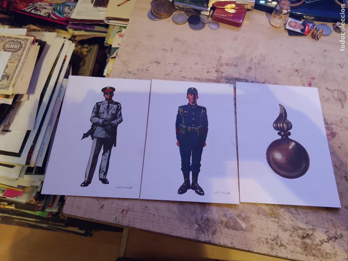 Postales: POSTAL MILITAR. EJ&Eacute;RCITO ESPA&Ntilde;OL. ILUSTRADOR SALAS. A&Ntilde;O 1976.