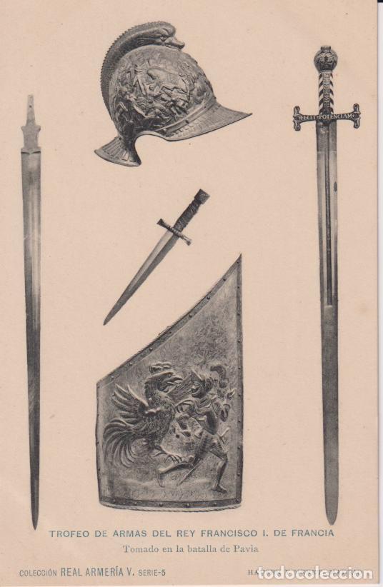 Postales: SERIE REAL ARMERIA V SERIE 5 - TROFEO DE ARMAS DEL REY FRANCISCO I DE FRANCIA- HAUSER Y MENET - S/C